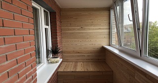 Отделка, остекление, утепление балконов в Красном Сулине от 205 руб. м/2.